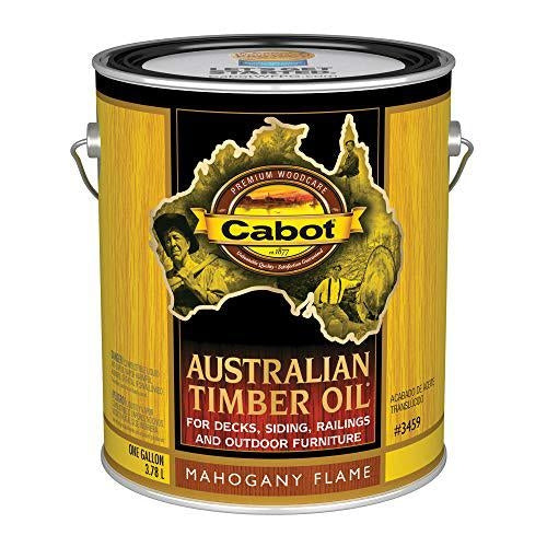 Cabot Australian Timber Oil Transparent Mahogany Flame Oil-Based Australian Timber Oil 1 Gal