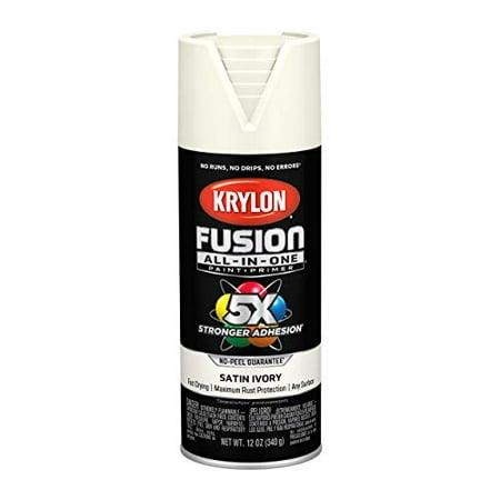 Krylon K02739007 Fusion All-in-One Spray Paint for Indoor/Outdoor Use ivory