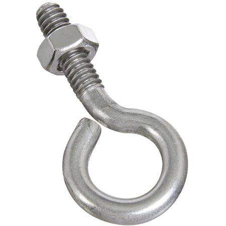 National Manufacturing 5702956 0.25 x 2 in. Stainless Steel Eye Bolt