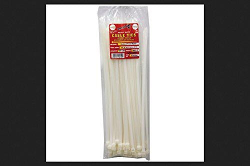 Tool City 14.5 in. L White Cable Tie 100 pk