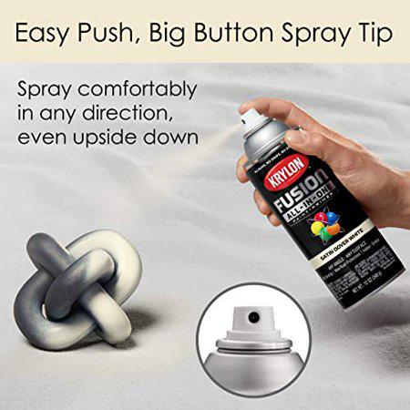 Krylon Fusion All-in-One Spray Paint White oz