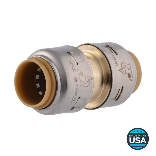 Cash Acme & SharkBite UR008A 0.5 x 0.5 in. Pipe Coupling