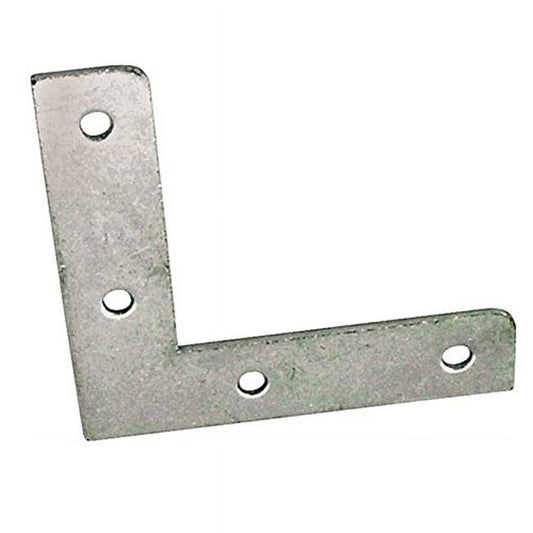 Prosource Flat Corner Brace -1/2 in L X 1/2 in W Steel